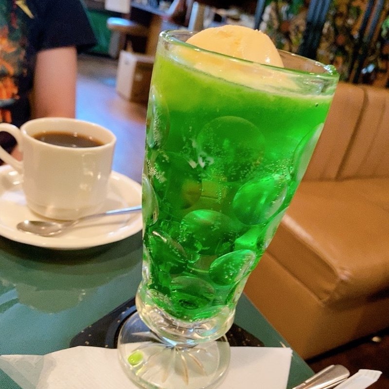 クリームソーダ(喫茶 シルクロード)