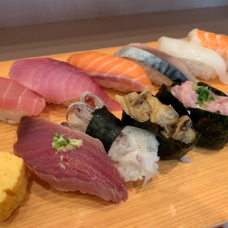 特盛にぎり(寿司 魚がし日本一 御徒町店)