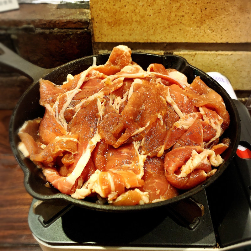 壺漬け鉄板しょうが焼き(いが嵐倉庫 )