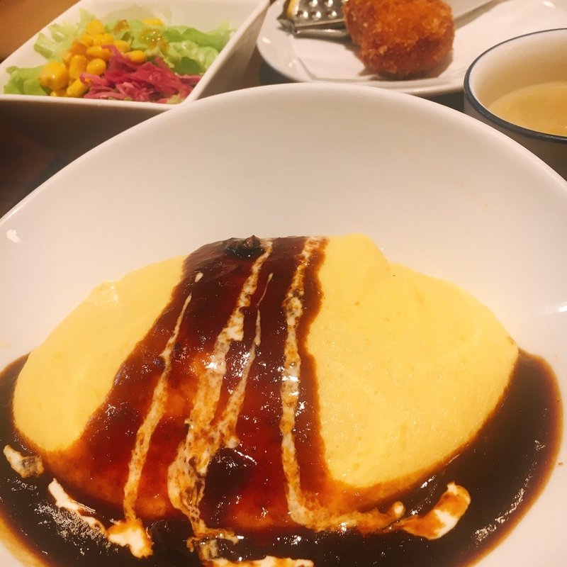 オムレツライス Mサイズ(グリル　カジン （Grill Kajin）)