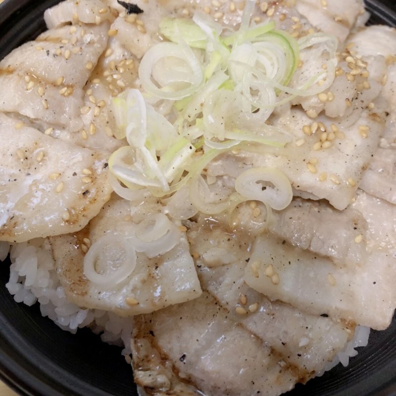 塩だれ帯広豚バラ丼(帯広豚丼　二代目ぶた広)