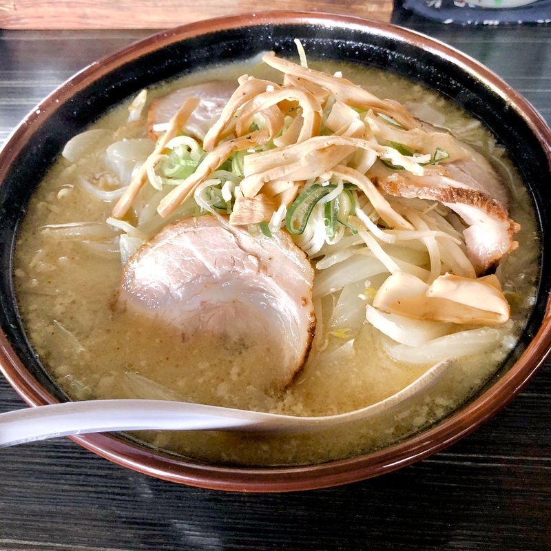 味噌チャーシューメン並盛(ごはん処食堂ミサ あらい道の駅店 )