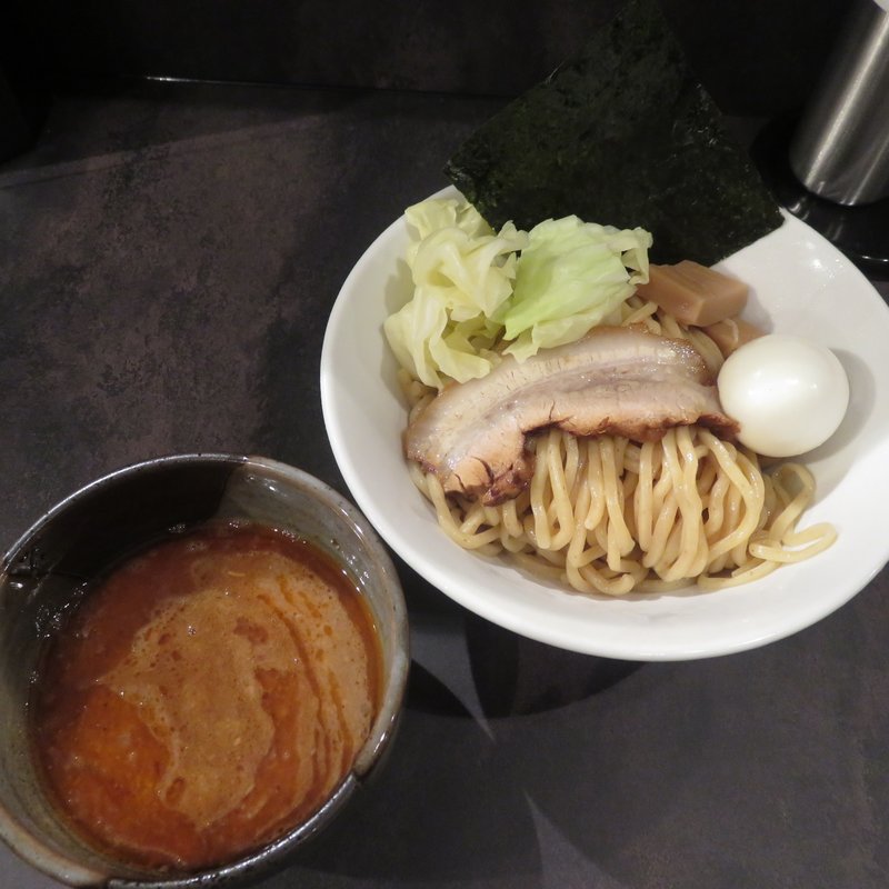 エビつけ麺＋さっぱりレモン味玉(つけ麺GAKU)