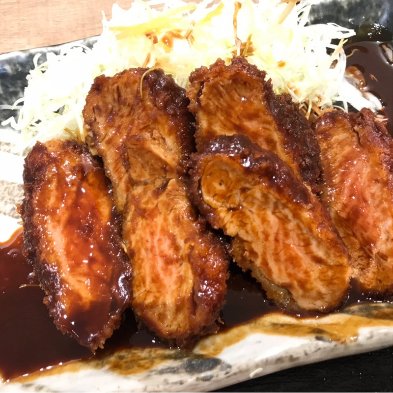 ひれとんかつ定食(矢場とん NEOPASA岡崎店)