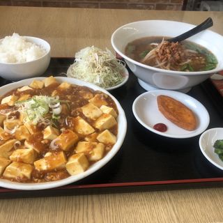麻婆豆腐セット(スープから台湾ラーメン変更)(興福順)