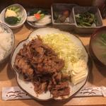生姜焼き定食(土筆)