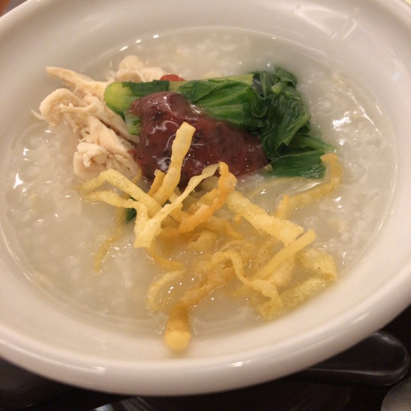 モーニングセット(謝朋殿 粥餐庁 中部国際空港店 （シャホウデンカユサンチン）)