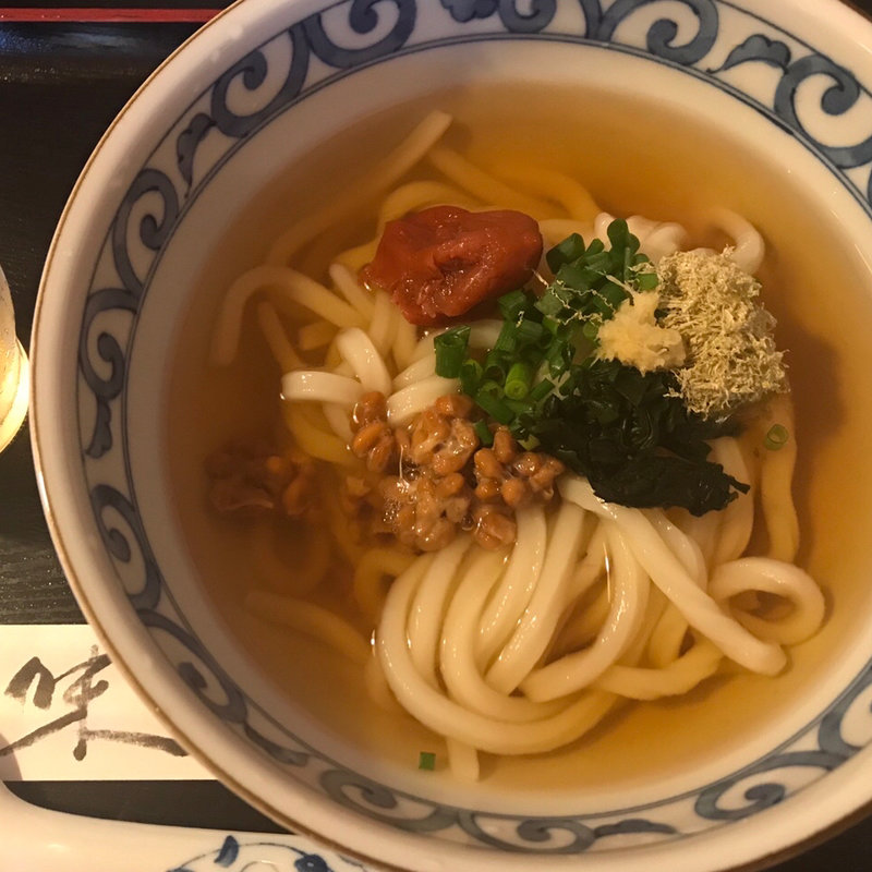梅　納豆　うどん(愛)