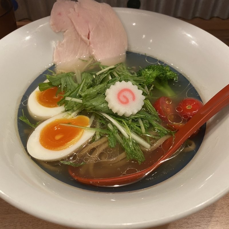 グルテンフリー塩ラーメン(ソラノイロNIPPON)