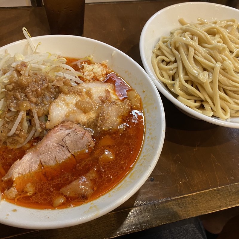 小つけ麺にんにく野菜アブラ(麺屋 歩夢)