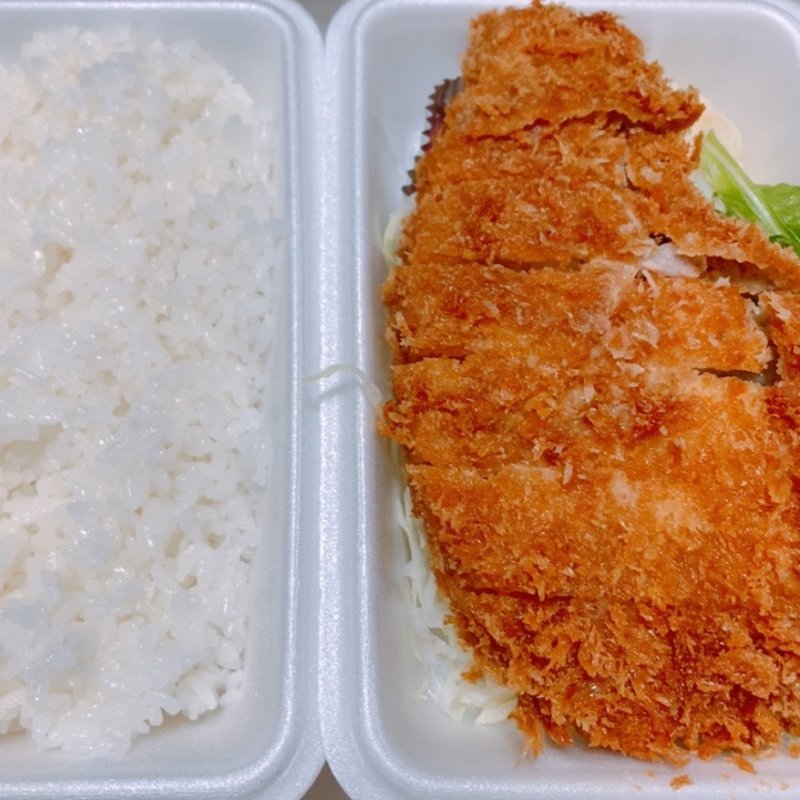 厚切りロースとんかつ弁当　ご飯大盛り(ミートアンドランチ　オダカ)