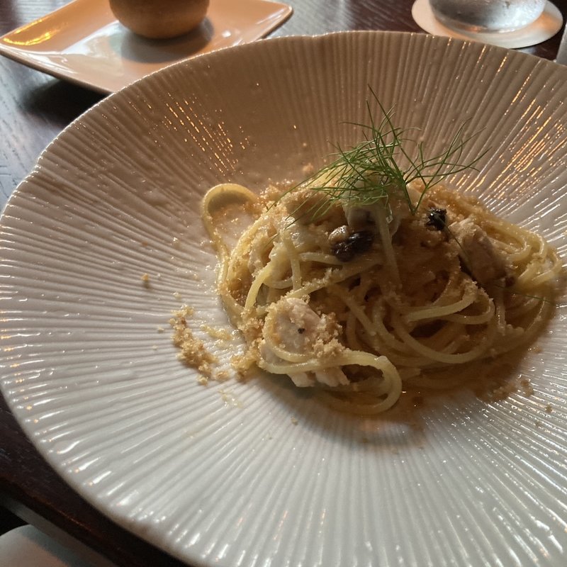 ディナーコース スパゲティ(THE SODOH HIGASHIYAMA KYOTO （ザソウドウ東山京都【旧店名】 THE GARDEN ORIENTAL KYOTO）)