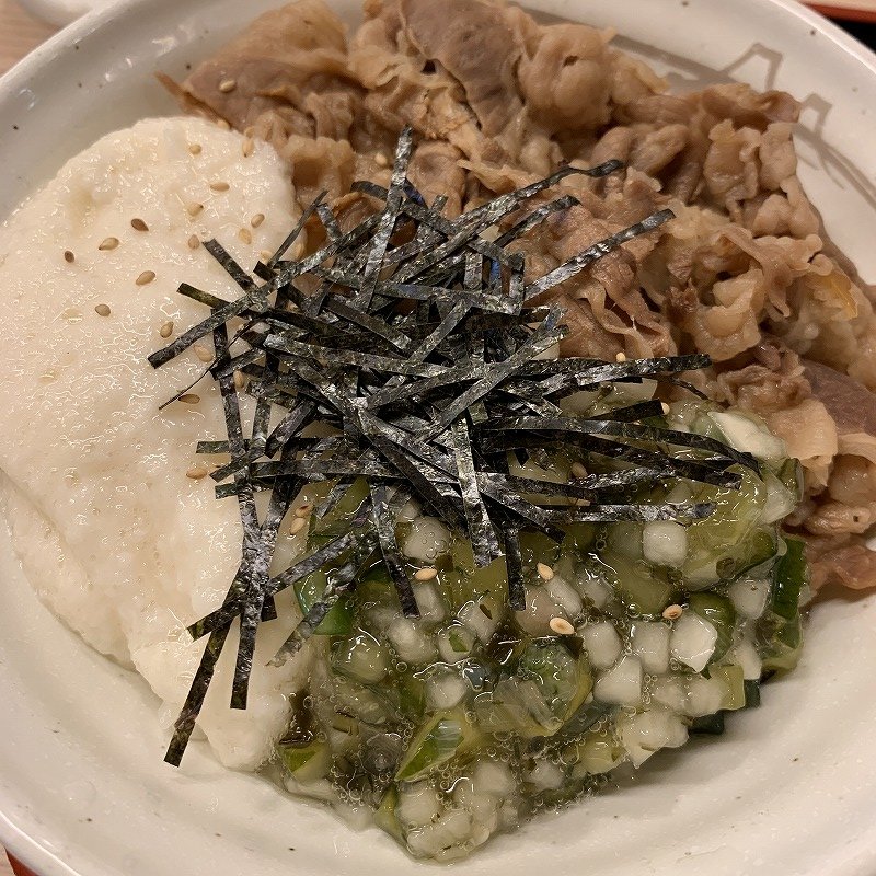 山形だしの三色丼(松屋 桜橋店 )