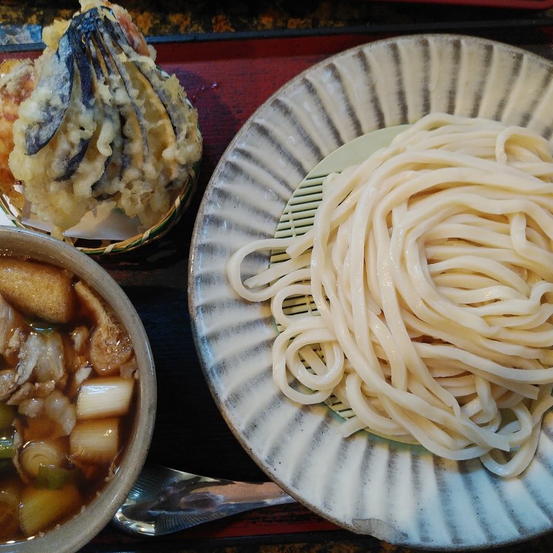 肉汁つけうどん(風布)