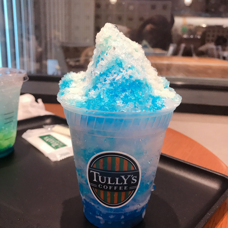 アイスラッシュ　ブルーオアシス(Tully's Coffee)