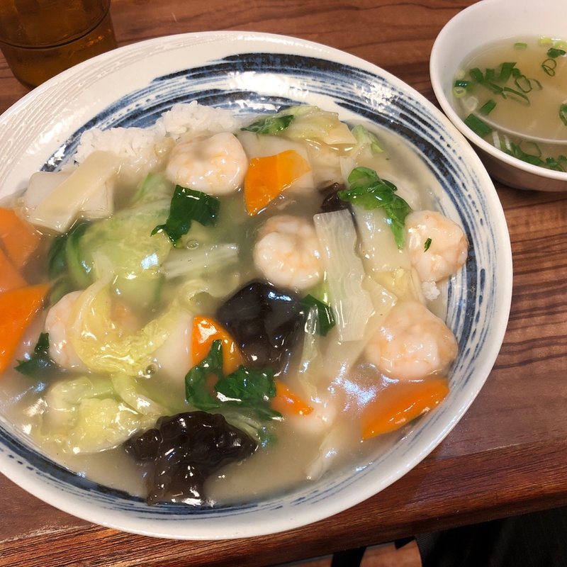 海老中華丼(宝龍 （ホウリュウ）)