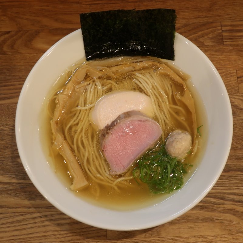 地鶏塩(自家製麺 純)