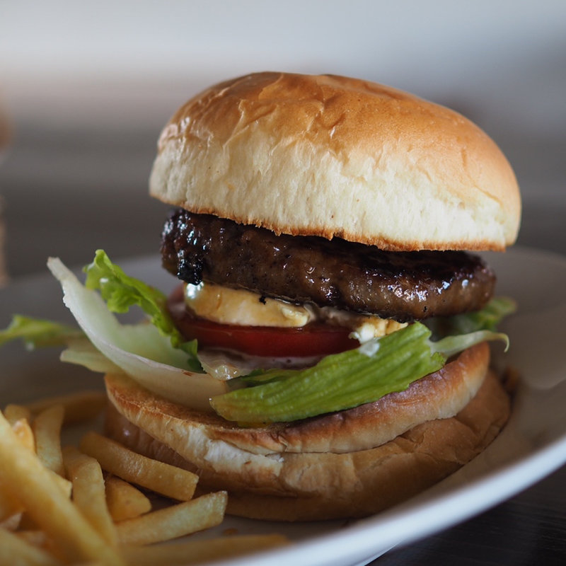 てりやきクリームチーズバーガー(cafe qroth(キュロス))