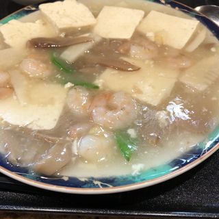 海老と豆腐の煮込み定食(昇竜 （ショウリュウ）)