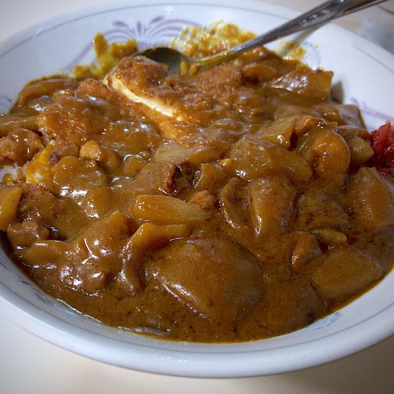 カツカレー50円増し(藤や )