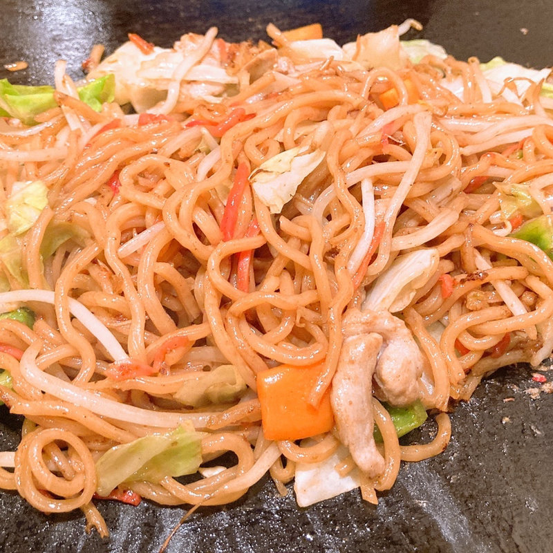 豚焼きそば(道とん堀 所沢有楽店)