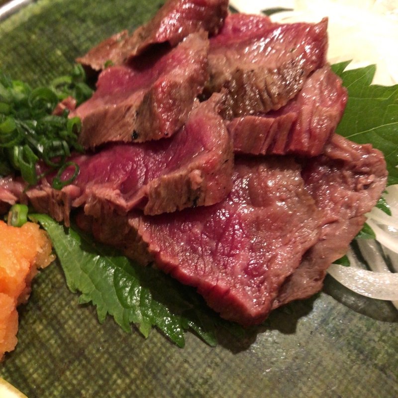 肉たたき(石臼粗挽き 手打そば 大庵)