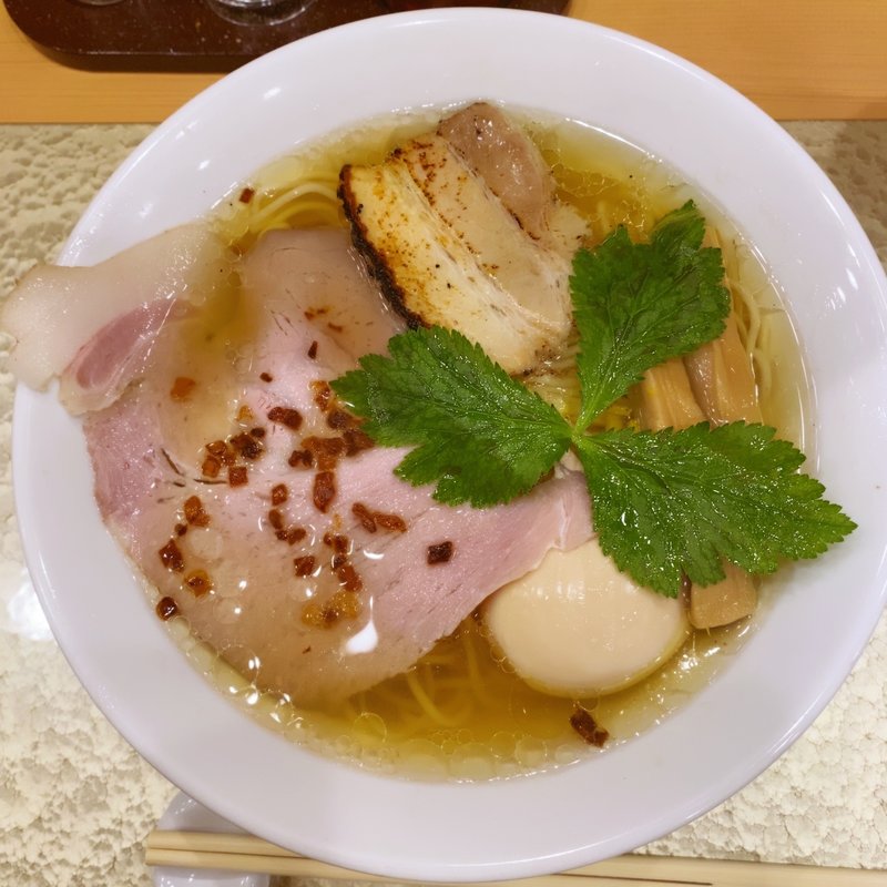 黄金貝らーめん 味玉付(なにわ麺次郎)