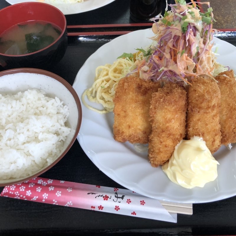白身魚フライ定食(白保食堂 （シラホショクドウ）)