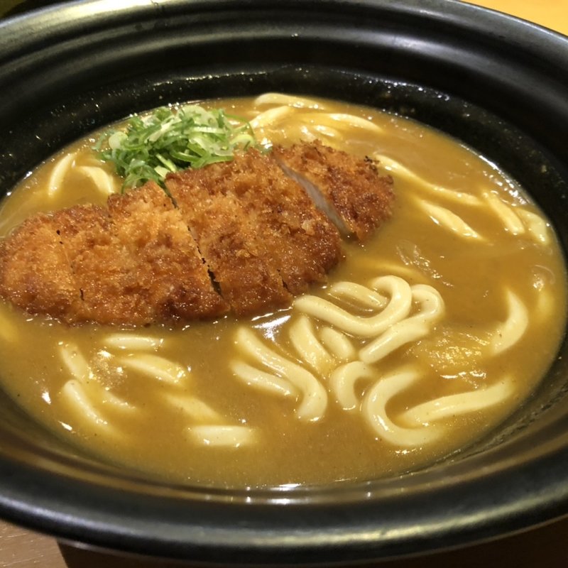 カツカレーのおうどん(麺匠の心つくし つるとんたん 六本木店)