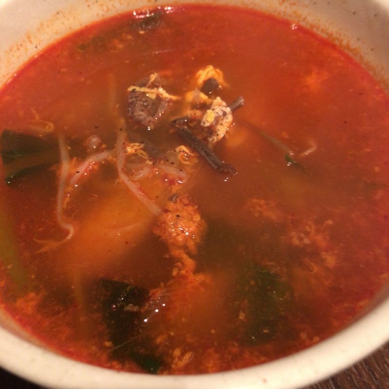 ユッケジャン定食(韓国料理 プサン )