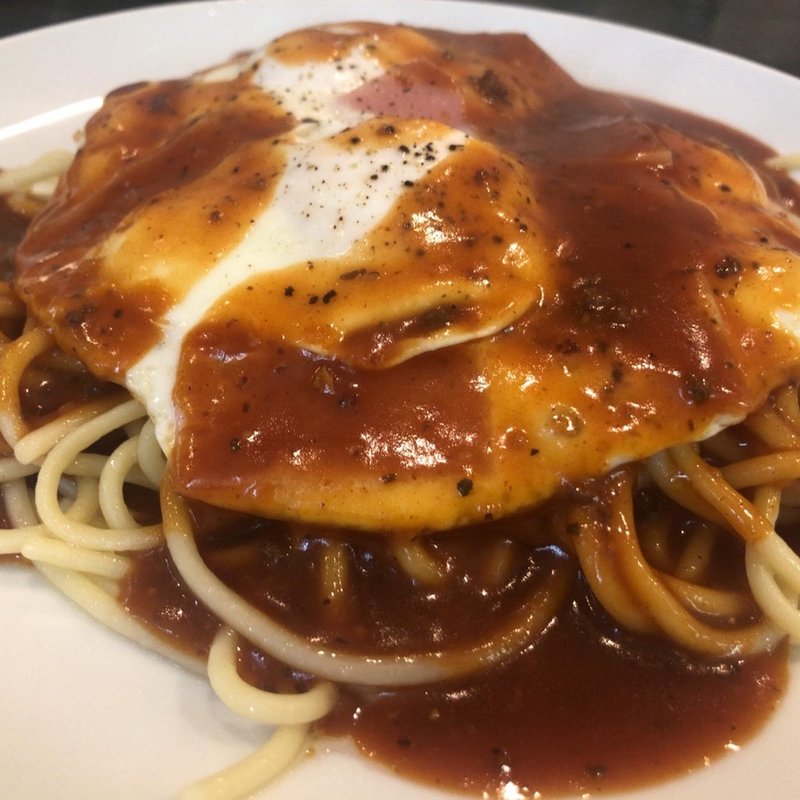 ハムエッグあんかけスパMサイズ(あんかけ亭 （あんかけてい）)