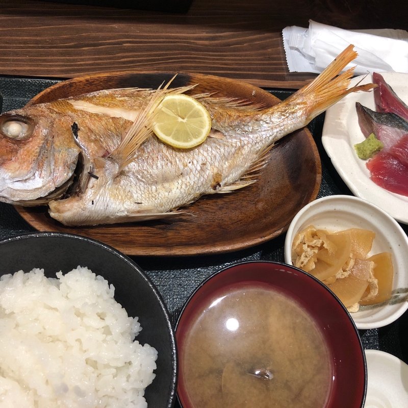 鯛塩焼き(銀座漁港 快海)