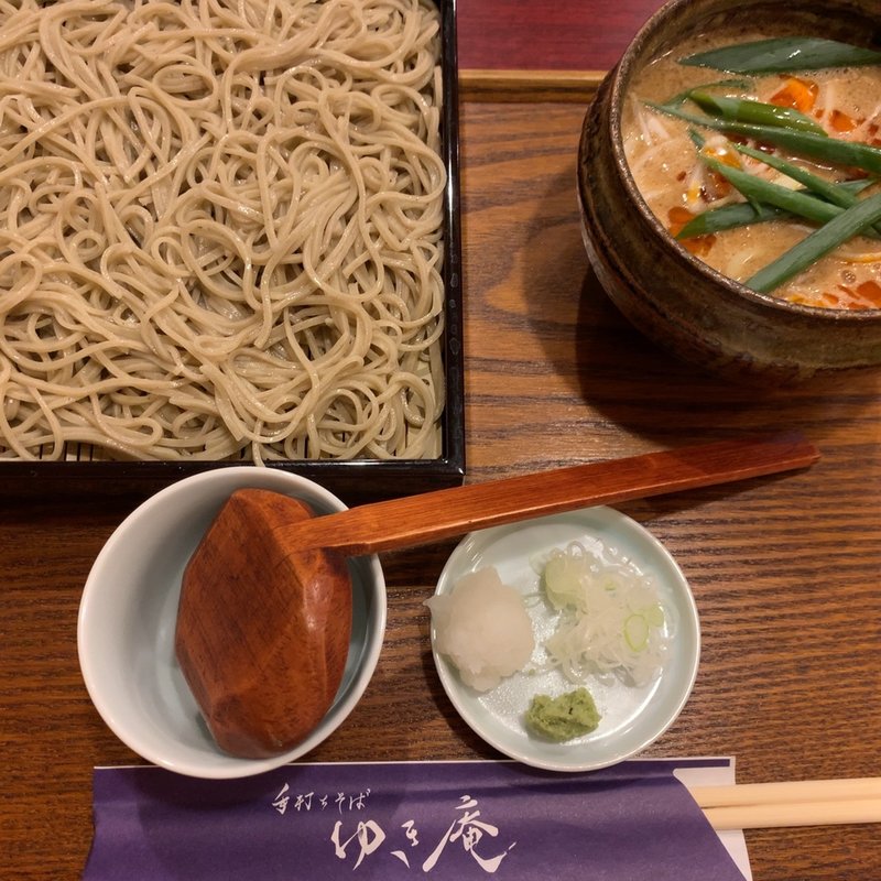 ごま汁鴨せいろ (一色)(ゆき庵)