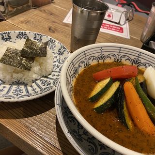 季節野菜スープカレー(ラッキョ 札幌エスタ店)