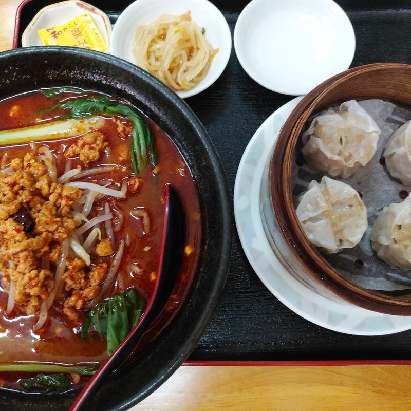 麻辣刀削麺ランチセット(中華料理 泓源)