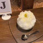 かき氷 青梅(カフェクーラ )