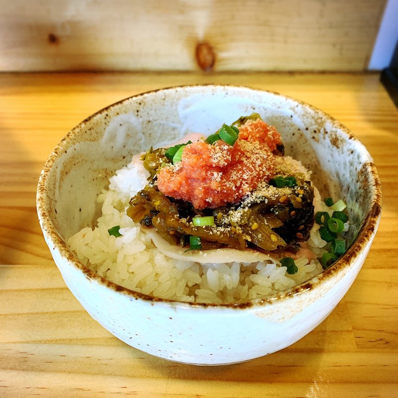 豚高菜明太飯(煮干らーめん紫乱)