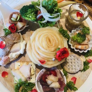 ピーチガーデンプレート(カフェアンドスイーツア・ドゥマン)