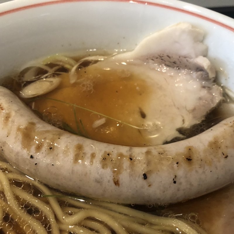 ソーセージ(豚一頭清湯麺J.B.GAIA)