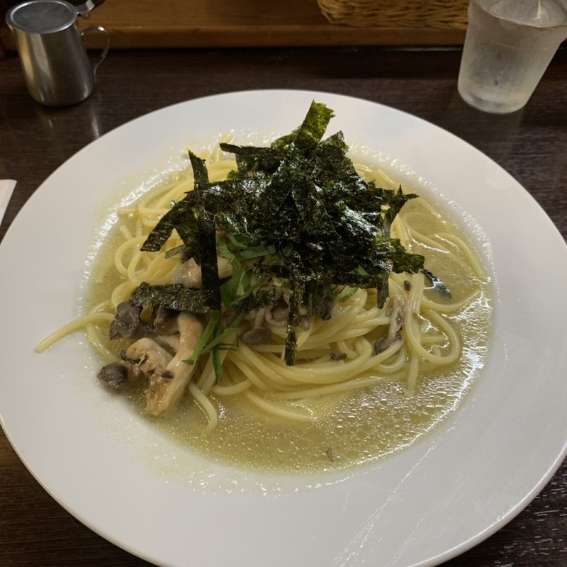 あさりとしめじと納豆のパスタ(モーゼ)