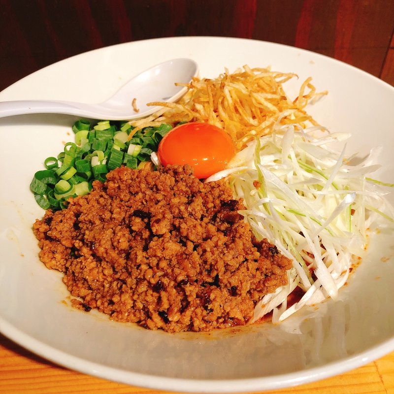 カレーまぜそば(中華そばいちかばちか)