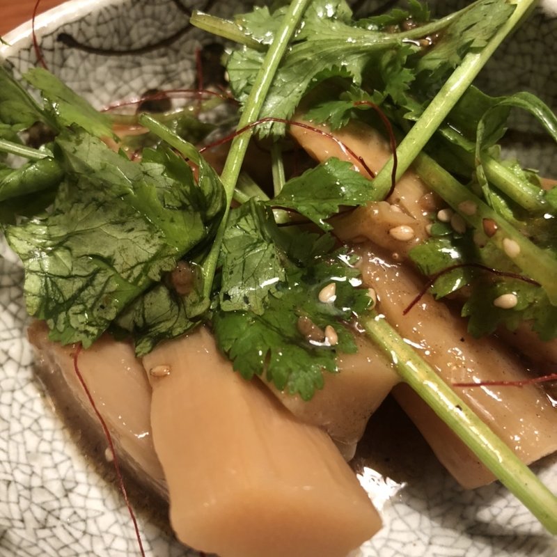 パクチーメンマ(やきとん ひなた 東武練馬店)