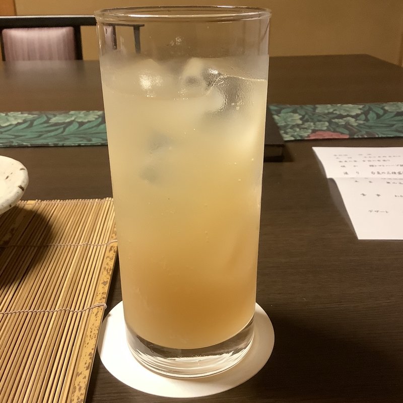 桃の果実酒「ももとろ」サワー(花かんざし )