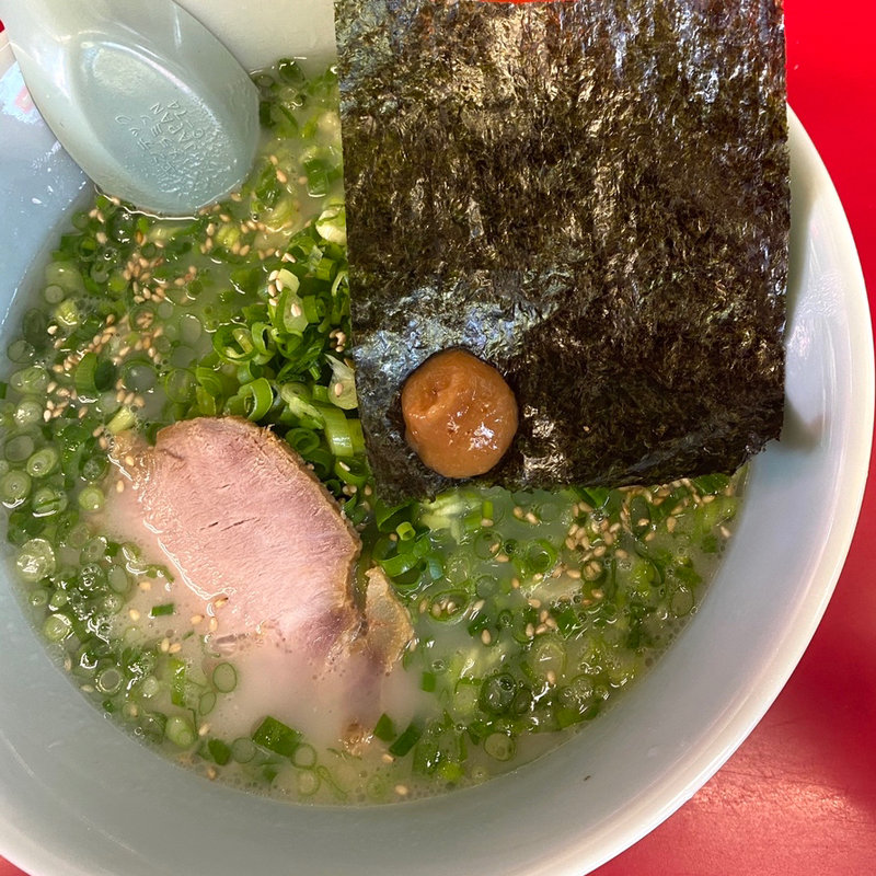 朝ラーメン＋青ネギ×2(ラーメン山岡家 南2条店)
