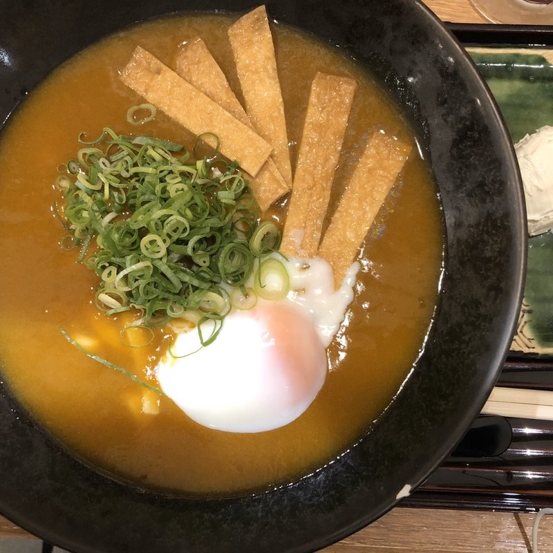 冷たいカレーうどんきつね(味味香　京都ポルタ店)