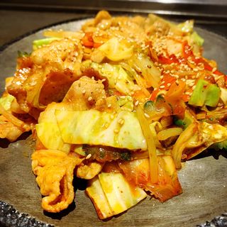 豚キムチ炒め(お好み焼きロック )