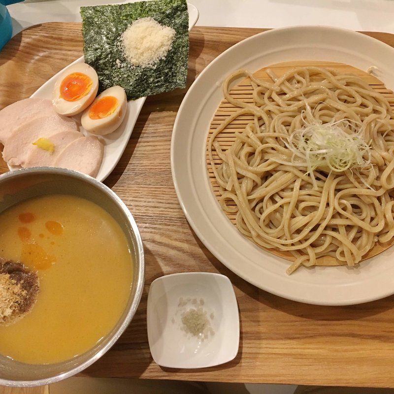 鶏と野菜のポタージュつけ麺(サルタヒコ)