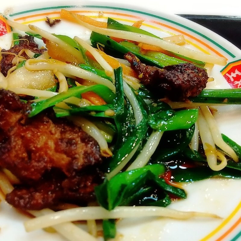 ニラレバ炒め(餃子の王将 アリオ川口レストラン店)