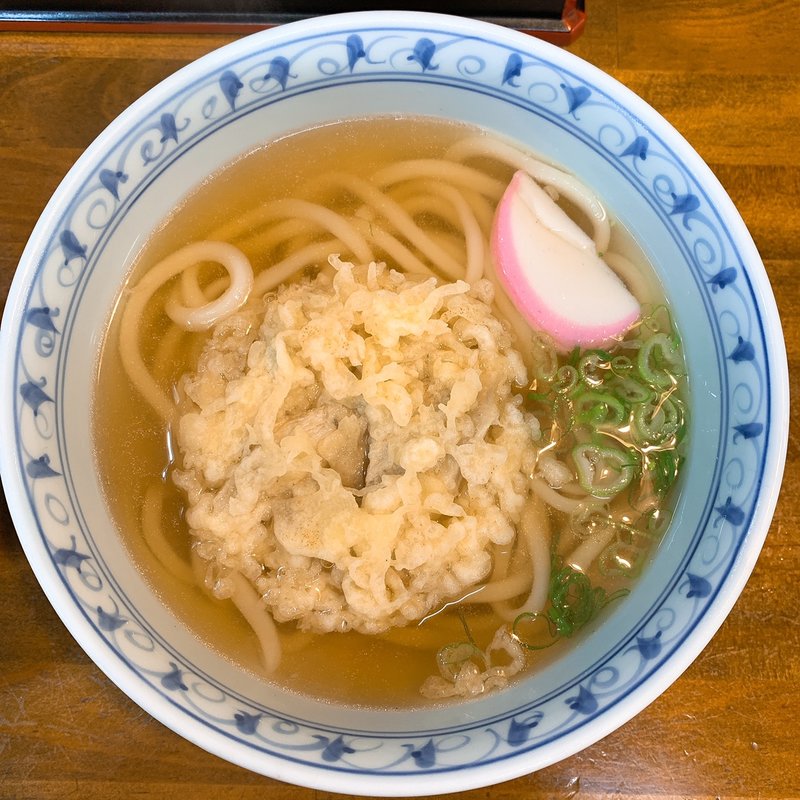 ごぼう天うどん(宇どん亭)