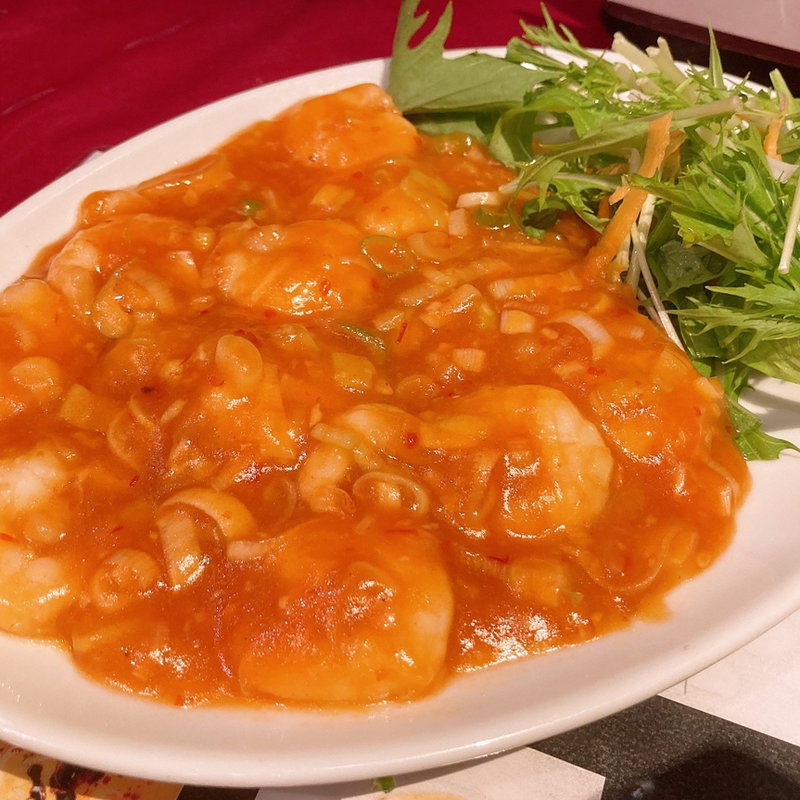 海老チリ(新宿 秀山)